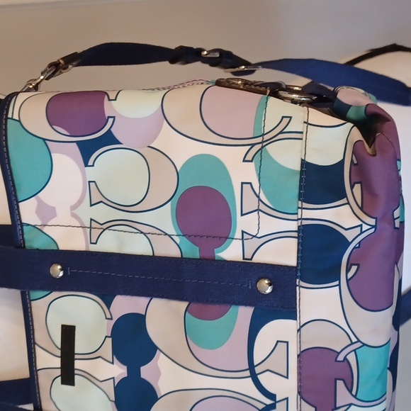 Coach Daisy Kyra Signature Scarf Print Tote Bag / Crossbody - Picture 8 of 16